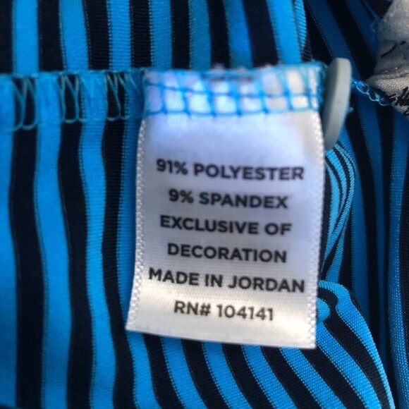 Walter Hagen Set of 2 Men's Golf Polo Shirts Red Blue Striped 11 Majors Medium - Picture 9 of 14